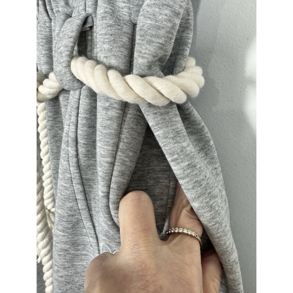 Aelfric Eden Super Baggy Barrel Sweatpants Wide Leg Gray Pants Women's L Hiphop - Picture 5 of 13